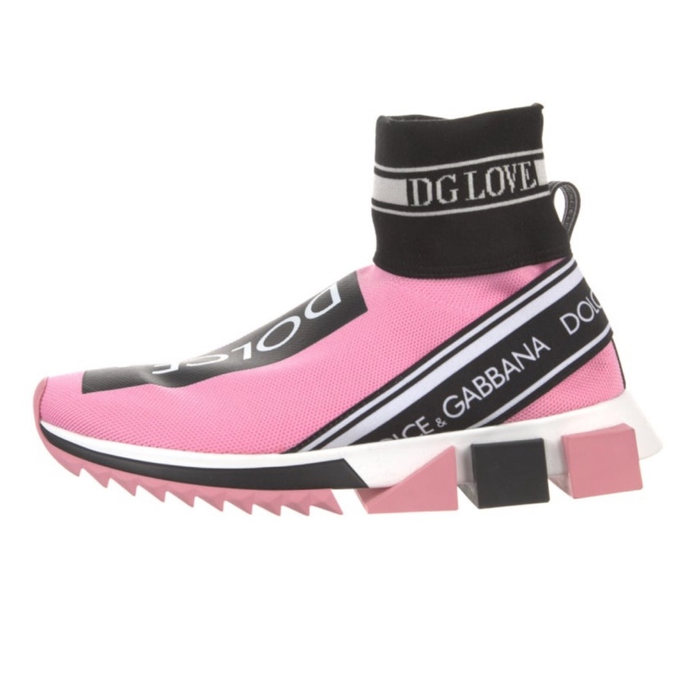 Printed Sock Sneakers,  size 38.5 fits like a US 8